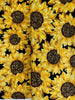 Fall Glory - Packed Metallic Sunflowers - Remnant