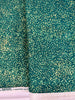 Moonlight Serenade - Moonlit Dots Emerald Green Metallic Yardage