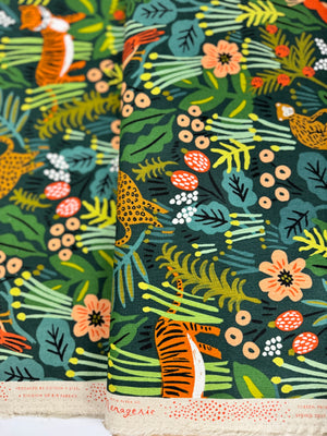 Menagerie - Jungle Hunter Canvas Yardage