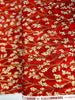 Holiday Flourish - Festive Finery - Foliage Crimson Gold Yardage