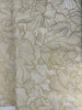 Graceful Garden - Florals Papyrus/Gold Metallic Yardage