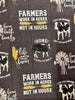 Homestead Life - Cows and Farm Life Phrases on Charcoal - Remnant