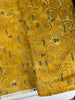 Gustav Klimt - Swirls Gold Metallic Yardage