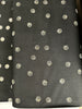 Think Ink Canvas - Dotties Black Metallic Canvas Yardage