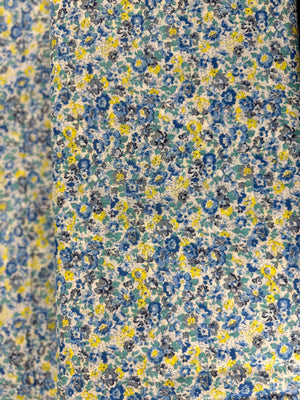 Sevenberry Petite Nostalgia Lawn - Blue Yardage