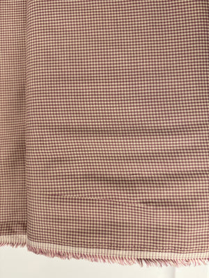 Crawford Gingham - Yarn Dyed 1/16 Inch Gingham Violet Yardage