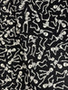 Glow in the Dark - Dancing Skeletons Yardage