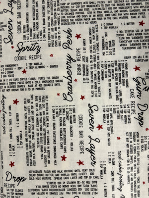 Merry Starts Here - Recipes Cream Yardage