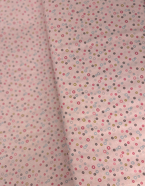 Whimsy Woodland - Dots on Light Pink Yardage