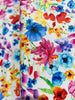 Day Dreaming - Rainbow Dream Florals on White Yardage