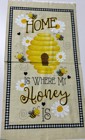 Home is Where My Honey is - Bee Hive Sweet Home Panel