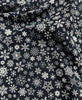 Peace, Joy & Love - Chalkboard Snowflakes Yardage