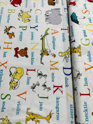 Dr Seuss ABC - Alphabets Adventure Yardage