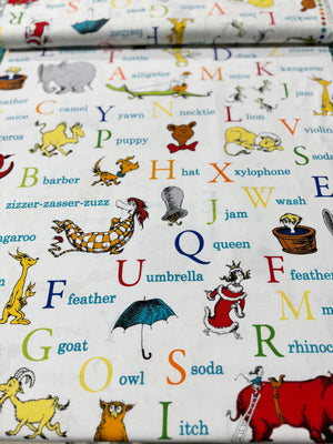 Dr Seuss ABC - Alphabets Adventure Yardage