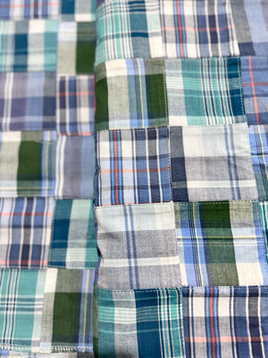 Yarn Dyed Nantucket Patchwork Retro - Madras Plaid Patchwork Yardage