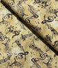 Sonata - Vintage Music Notes Yardage