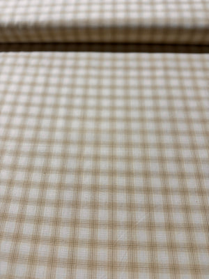 Henry Glass Fabrics - Believe - Yarn Dyed Mini Glen Plaid Cream