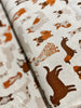 Dog Park - Dog Medley Natural Canvas Yardage