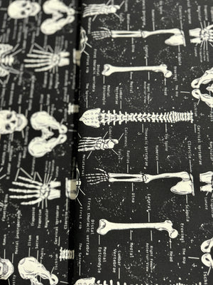 Glow in the Dark - Skeletons Yardage