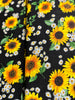 Advice From A Sunflower - Sunflowers And Daisies Bouquets Yardage