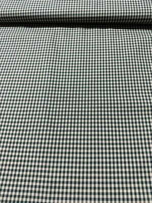 Crawford Gingham - Yarn Dyed 1/8 Inch Gingham Forest Yardage