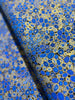 Gustav Klimt - Sapphire Gold Metallic Yardage