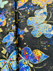 Wings Of Gold - Large Flying Metallic Butterflies Yardage