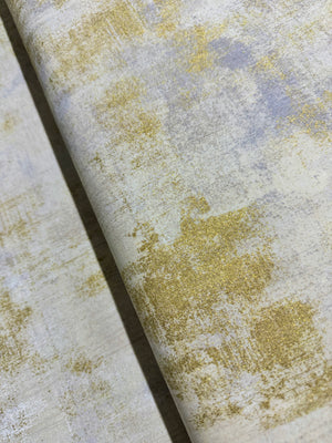 Grunge Metallic - Grunge Creme Yardage