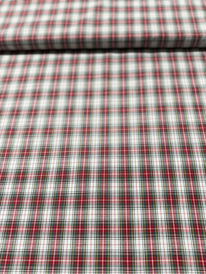 Sevenberry Classic Plaids - Bruce Plaid Red Yardage