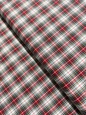 Sevenberry Classic Plaids - Bruce Plaid Red Yardage