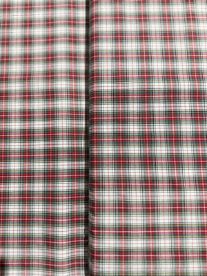 Sevenberry Classic Plaids - Bruce Plaid Red Yardage