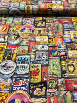 Library of Rarities - Cans Antique Yardage