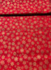 Holiday Flourish-Snow flower - Snowflakes Crimson Metallic Yardage