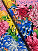 Kaffe Fassett Collective - Hokusai's Mums - Natural Yardage