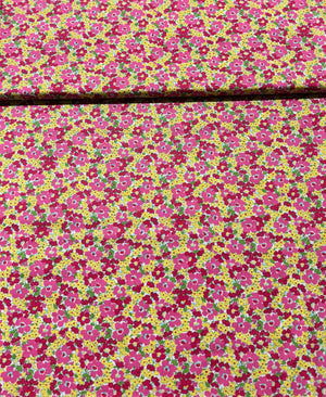 Dainty Darling - Dainty Floral Yellow Yardage