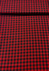 Homegrown Holidays - Buffalo Plaid Red Black Yardage