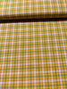 Kitchen Window Wovens - Yarn Dyed Check Plaid Saffron Yardage