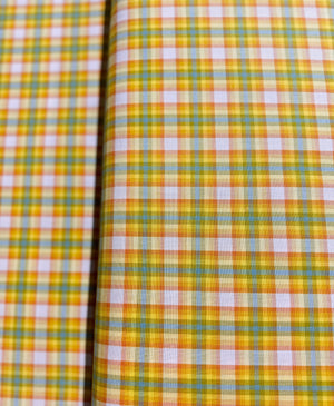 Kitchen Window Wovens - Yarn Dyed Check Plaid Saffron Yardage