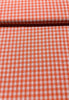 Kitchen Window Wovens - Yarn Dyed Check Plaid Orangeade Yardage