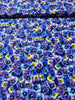 Pansy Paradise - Packed Pansies Yardage