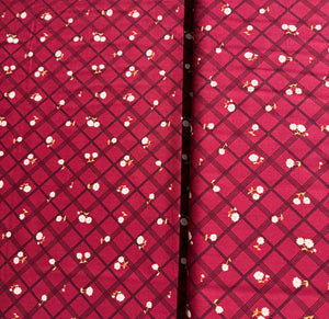 Calico Crow - Plaid Red Yardage