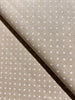 Sevenberry Canvas Natural Dots - White Dots Yardage