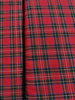 57" Width - Sevenberry Classic Plaid Yarn Dyed Twill - Red Yardage