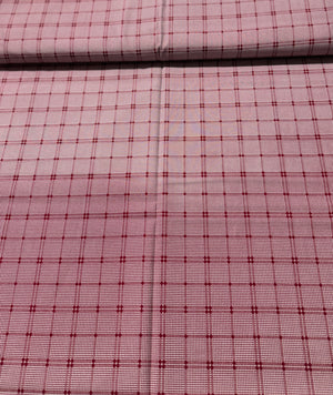 Rustic Romance - Plaid Red Yardage