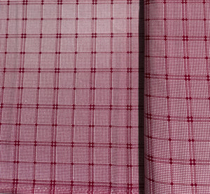 Rustic Romance - Plaid Red Yardage