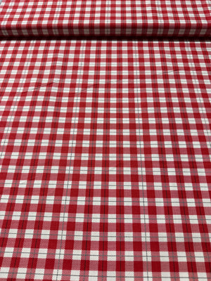 Comfort and Joy - Comfort Plaid in Red Yardage