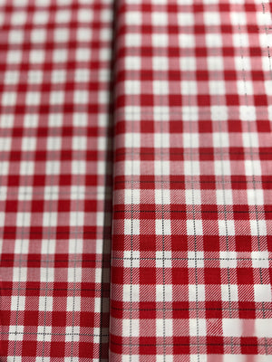 Comfort and Joy - Comfort Plaid in Red Yardage