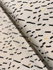 Think Ink Canvas - Snippets Dots Natural Metallic Canvas Yardage