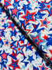 Red, White & True - Patriotic Stars White Yardage