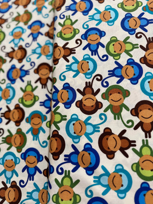 Urban Zoologie - Monkeys Royal Yardage